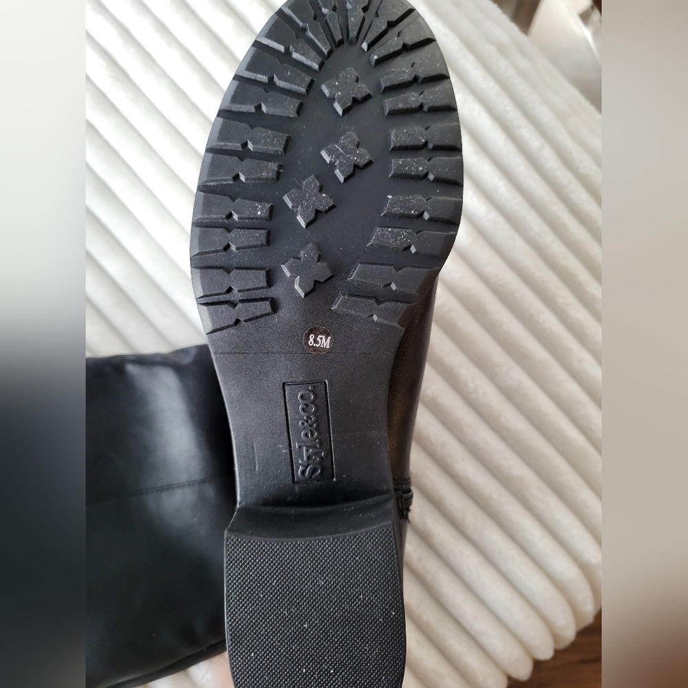 Style & Co. Black Riding Boot - Picture 4 of 8